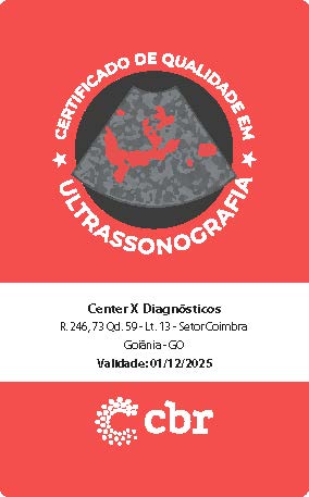 Selo CRB ultrassonografia 2025 - Center X Selo CRB ultrassonografia 2025 - Center X